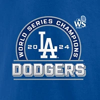 Men's Fanatics  Royal Los Angeles Dodgers 2024 World Series Champions Signature Roster T-Shirt