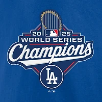 Men's Fanatics  Royal Los Angeles Dodgers 2025 World Series Champions Official Logo T-Shirt