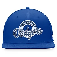 Casquette Snapback Fanatics Royal Los Angeles Dodgers Circle Script pour hommes