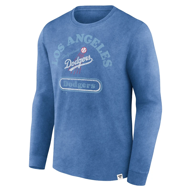 T-shirt à manches longues Fanatics Royal Los Angeles Dodgers Circus Catch pour hommes