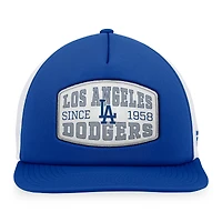 Men's Fanatics  Royal Los Angeles Dodgers Foam Front Patch Trucker Snapback Hat