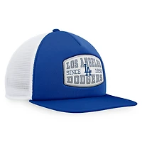 Men's Fanatics  Royal Los Angeles Dodgers Foam Front Patch Trucker Snapback Hat