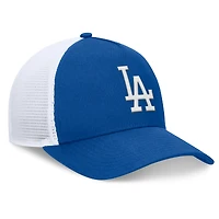 Casquette ajustable à cadre en A fondamental Fanatics Royal Los Angeles Dodgers pour hommes