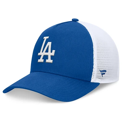 Casquette ajustable à cadre en A fondamental Fanatics Royal Los Angeles Dodgers pour hommes