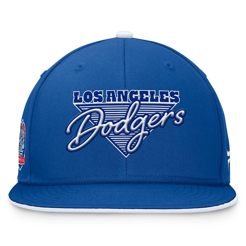 Men's Fanatics Royal Los Angeles Dodgers Fundamental Tri-Script Fitted Hat