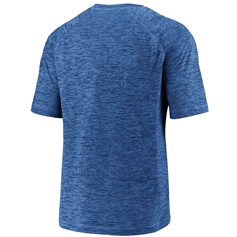 Men's Fanatics Royal Los Angeles Dodgers Line Up Primary Threat Striated T-Shirt