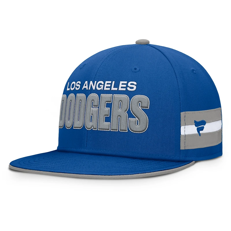 Casquette ajustée Fanatics Royal Los Angeles Dodgers Pick Off pour homme