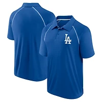 Polo raglan Fanatics Royal Los Angeles Dodgers Strong Alone pour hommes