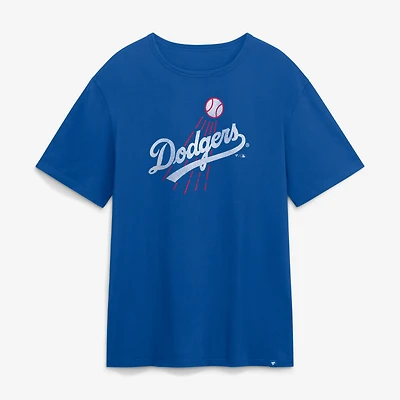 T-shirt homme Fanatics Royal Los Angeles Dodgers Vintage Logo Legacy