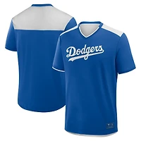 T-shirt col V Fanatics Royal Los Angeles Dodgers Walk Off pour homme