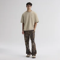 Men's Fanatics Sepia Tint Los Angeles Dodgers Iconic Heavyweight T-Shirt