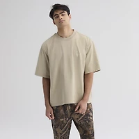 Men's Fanatics Sepia Tint Los Angeles Dodgers Iconic Heavyweight T-Shirt