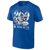 Men's Fanatics Shohei Ohtani Royal Los Angeles Dodgers 200th Career Home Run T-Shirt