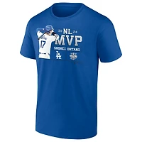 Men's Fanatics Shohei Ohtani Royal Los Angeles Dodgers MVP T-Shirt