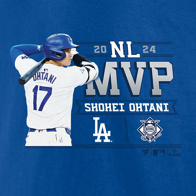 Men's Fanatics Shohei Ohtani Royal Los Angeles Dodgers MVP T-Shirt