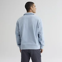 Men's Fanatics Sky Blue Los Angeles Dodgers Iconic Terry Quarter-Zip Sweatshirt