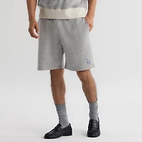 Men's Fanatics Bisque Los Angeles Dodgers Iconic Terry Warm-Up Shorts