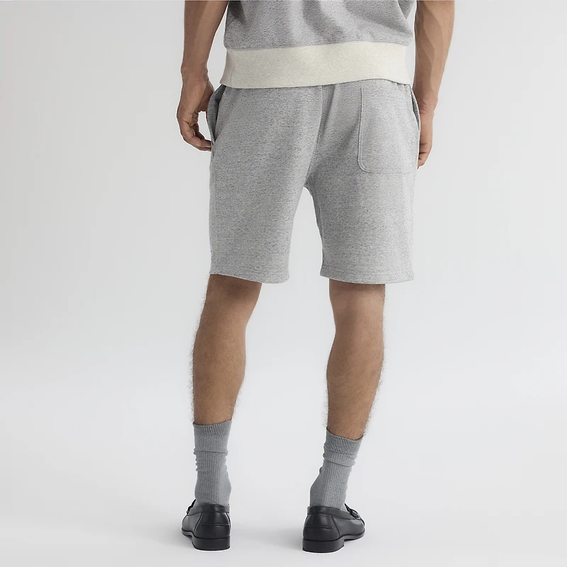 Men's Fanatics Bisque Los Angeles Dodgers Iconic Terry Warm-Up Shorts
