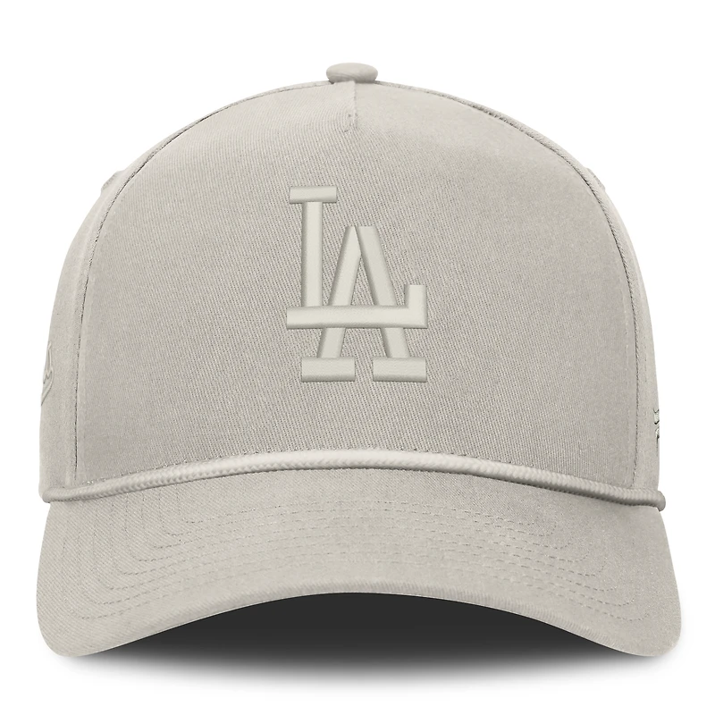 Casquette ajustable Fanatics Stone Los Angeles Dodgers Undertone A-Frame pour homme