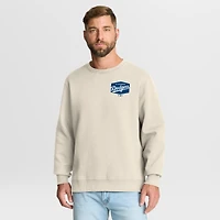 Men's Fanatics  Tan Los Angeles Dodgers 9x Champs Crewneck Sweatshirt