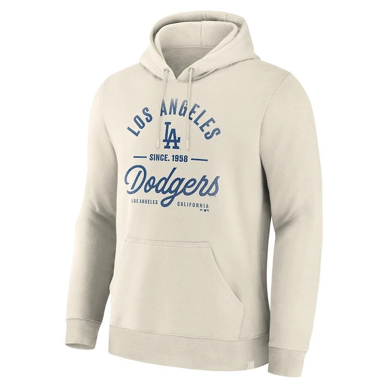Men's Fanatics Tan Los Angeles Dodgers Legacy Fleece Hoodie