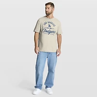 Men's Fanatics  Tan Los Angeles Dodgers Stadium T-Shirt