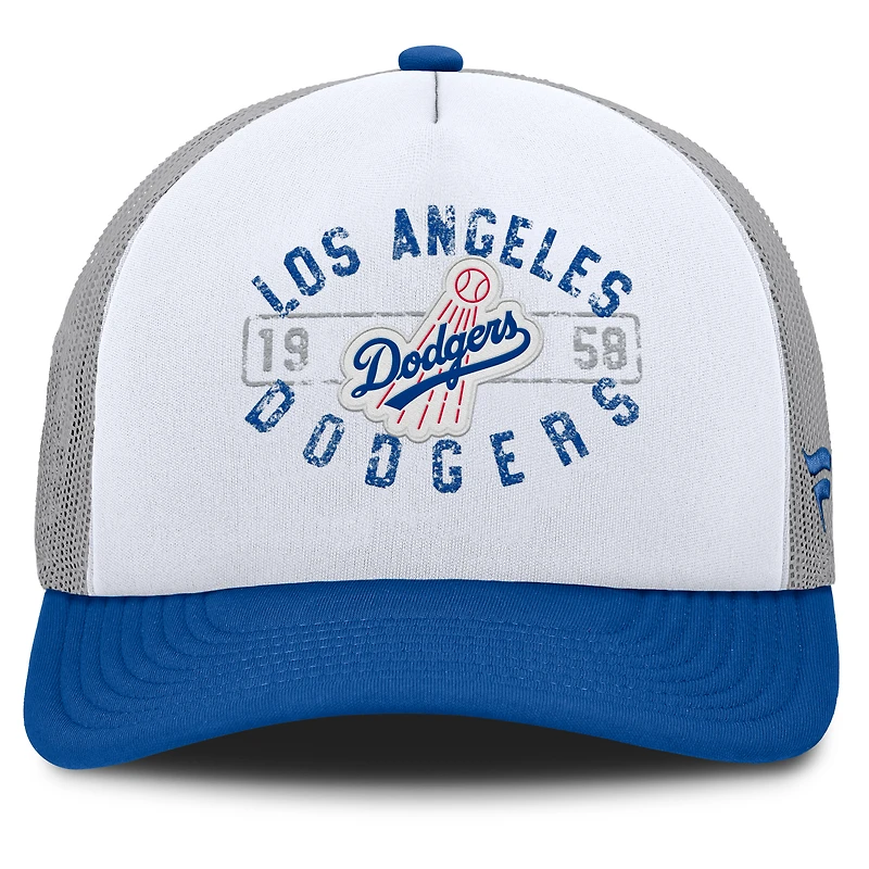 V110793 Dodgers 0F89 MLB NUT Designated A-Frame Foam Front Trucker HATMENSTR 04EE-0F89-LAD-EMB #7