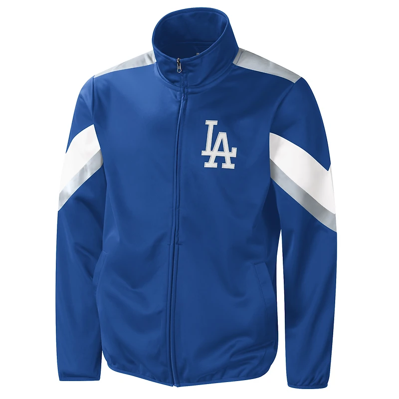 Men's G-III Sports by Carl Banks Royal Los Angeles Dodgers Earned Run Full-Zip - Track Jacket