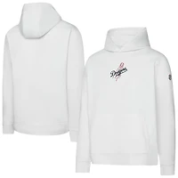 Men's Greatness Wins  White Los Angeles Dodgers Core Tech Hoodie