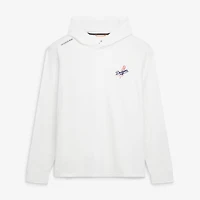Men's Greatness Wins  White Los Angeles Dodgers Core Tech Lightweight Hoodie
