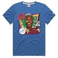 Men's Homage Jackie Robinson Royal Los Angeles Dodgers Topps 75 Remix Graphic T-Shirt