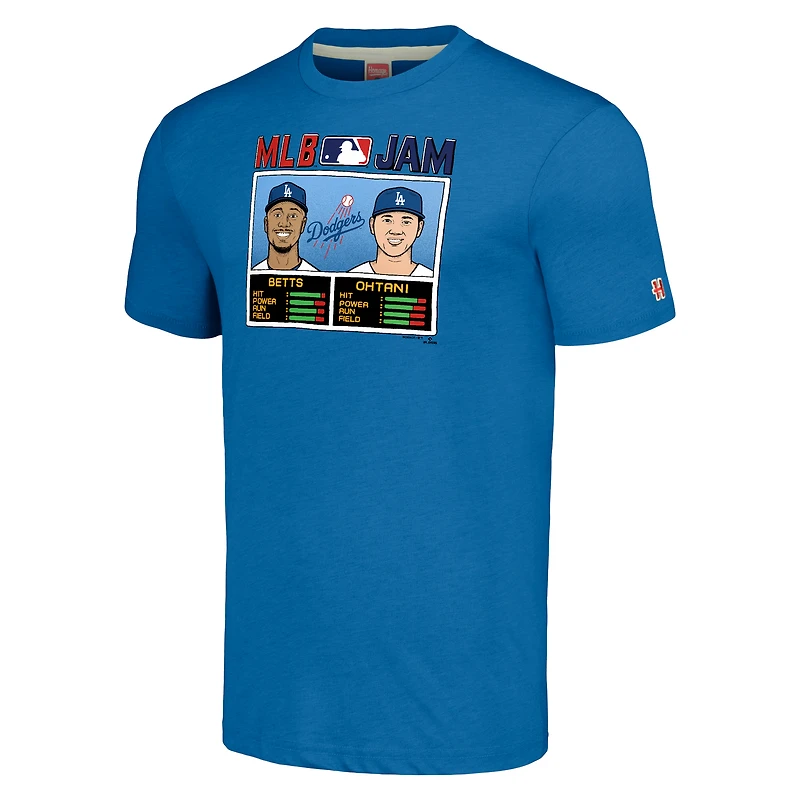 T-shirt Hommage Mookie Betts & Shohei Ohtani Royal Los Angeles Dodgers MLB Jam pour hommes