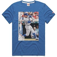 Men's Homage Mookie Betts Royal Los Angeles Dodgers 2020 Topps Baseball Card Player T-Shirt