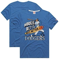 T-shirt graphique hommage pour homme Mookie Betts Royal Los Angeles Dodgers