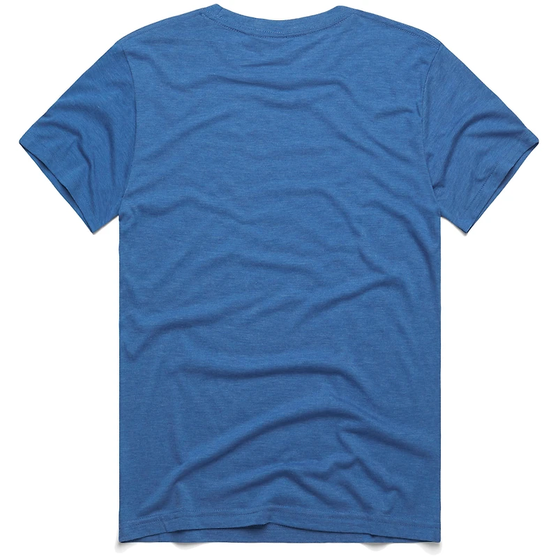Men's Homage Mookie Betts Royal Los Angeles Dodgers Topps Baseball Card Tri-Blend T-Shirt
