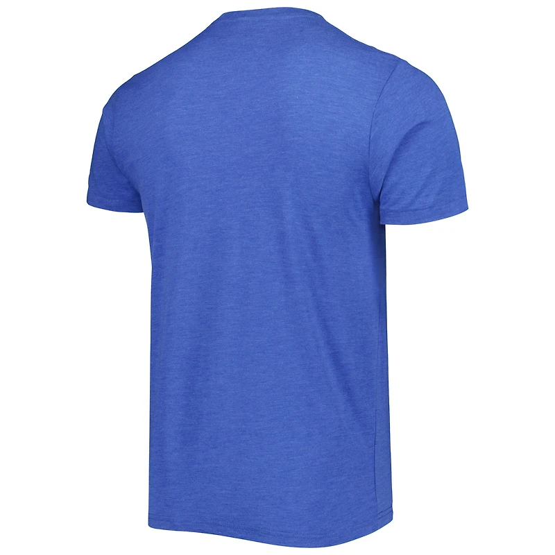 T-shirt homme Homage Royal Los Angeles Dodgers Hyper Local Tri-Blend