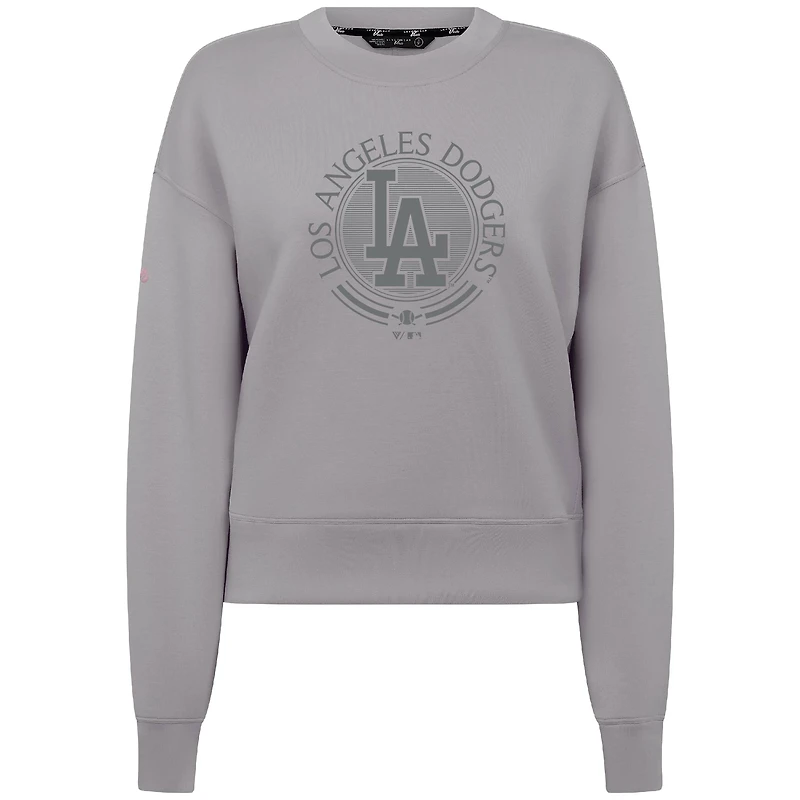 Men's Levelwear Gray Los Angeles Dodgers Sponge Pullover Sweatshirt