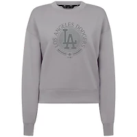 Men's Levelwear Gray Los Angeles Dodgers Sponge Pullover Sweatshirt