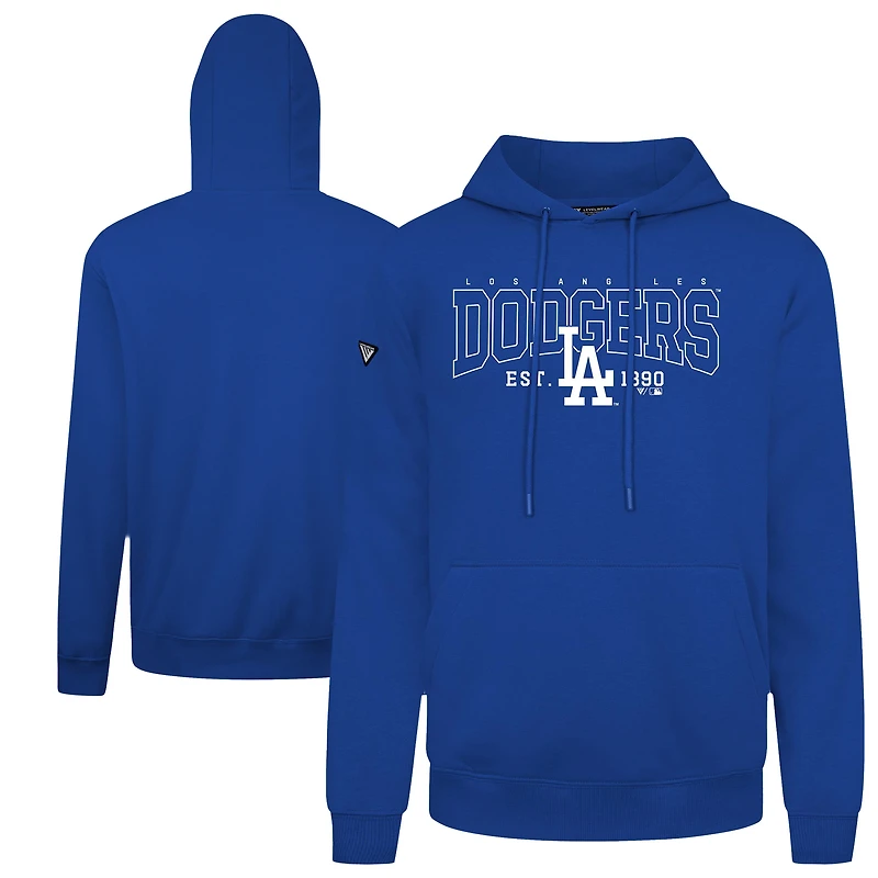 Sweat à capuche Levelwear Royal Los Angeles Dodgers Accolade Podium Textbook pour homme