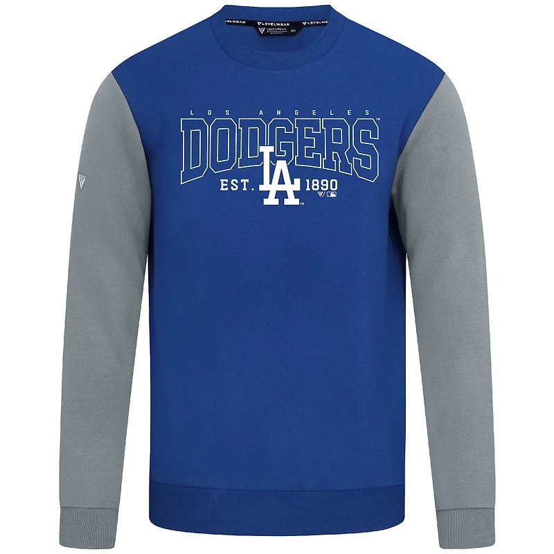 Sweat-shirt à capuche Levelwear Royal Los Angeles Dodgers Accolade Ultimate Textbook pour homme
