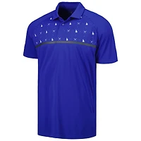 Polo raglan Levelwear Royal Los Angeles Dodgers Sector Batter Up pour homme
