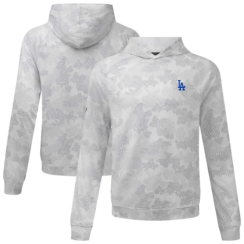 Men's Levelwear White Los Angeles Dodgers Blender Insignia 2.0 Hoodie
