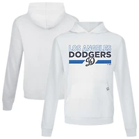 Sweat à capuche blanc pour homme Levelwear Los Angeles Dodgers City Connect Relay No Hitter