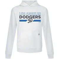 Sweat à capuche blanc pour homme Levelwear Los Angeles Dodgers City Connect Relay No Hitter
