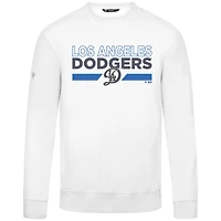 Men's Levelwear  White Los Angeles Dodgers City Connect Zane No Hitter Sweatshirt