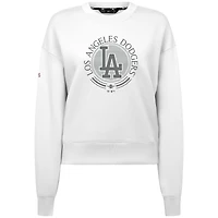 Sweat-shirt blanc à manches longues pour homme Levelwear des Dodgers de Los Angeles