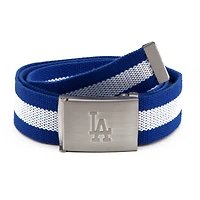 Ceinture en tissu Los Angeles Dodgers pour homme
