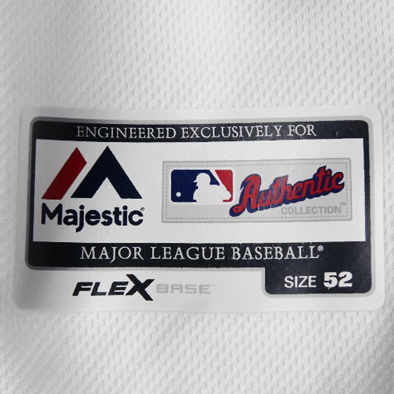 Majestic Hyun-Jin Ryu Blanc Los Angeles Dodgers Home Flex Base Authentic Collection Player Jersey
