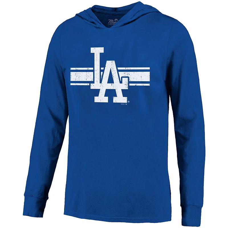 Sweat à capuche léger pour homme Majestic Threads Shohei Ohtani Royal Los Angeles Dodgers avec nom et numéro