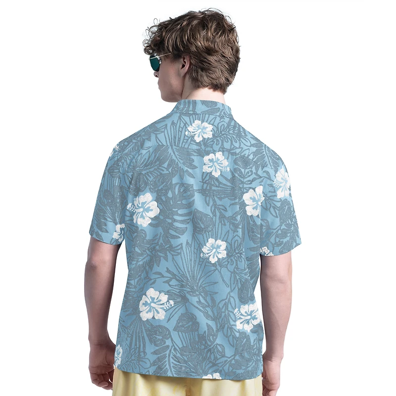 Men's Margaritaville Blue Los Angeles Dodgers Palm Shade Party Button-Up Shirt